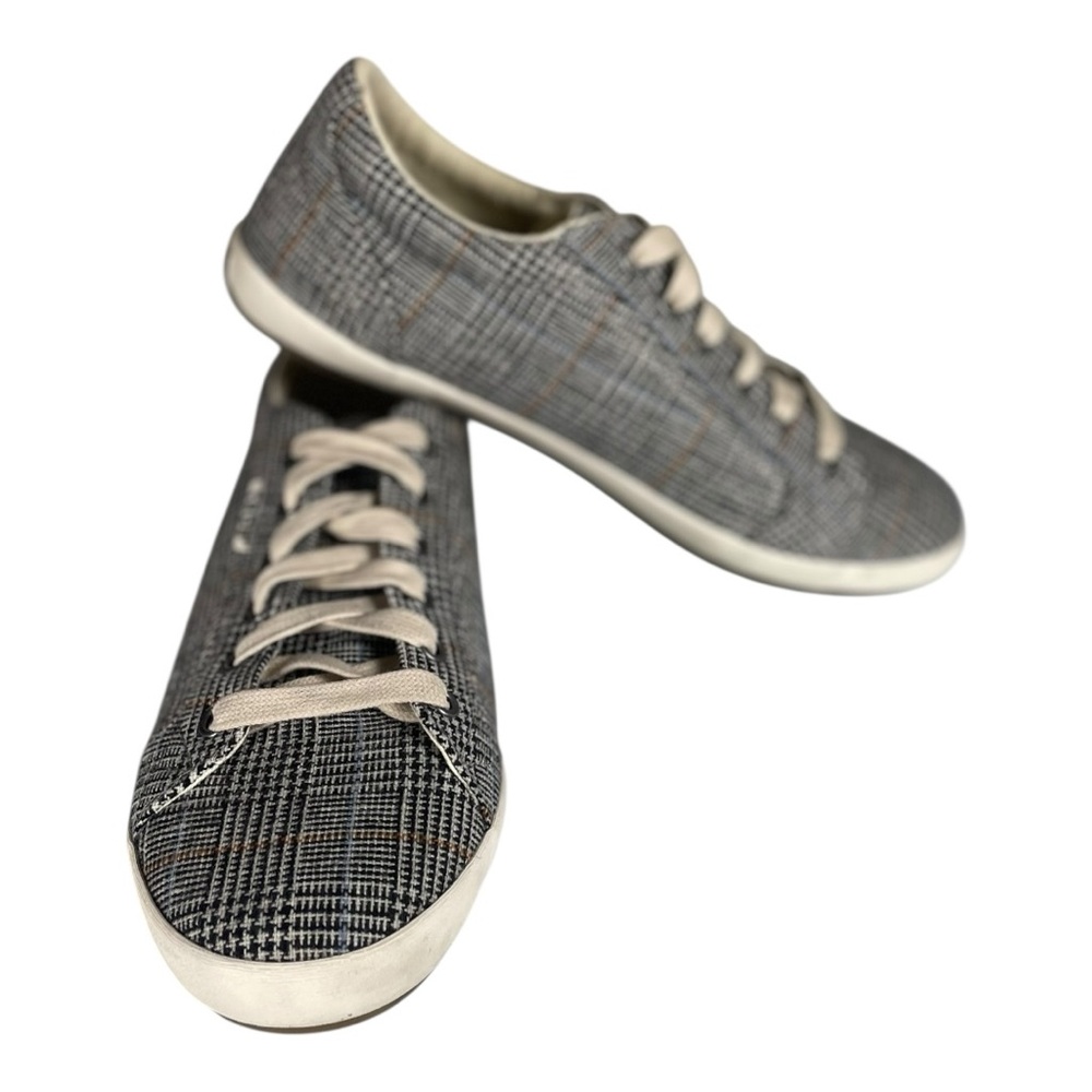 Taos Women’s Star Black Plaid Lace Canvas Comfort Sneakers Size-10 wide - Picture 3 of 9